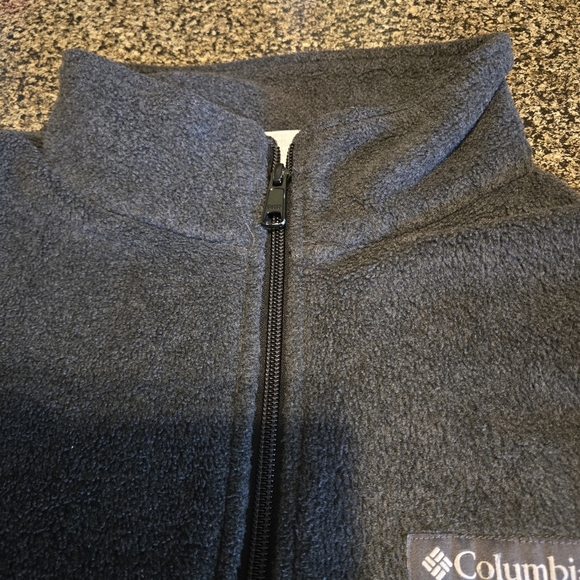 Columbia Sportwear Fleece Jacket Gray Full Zip Closure Women size S - Picture 8 of 14
